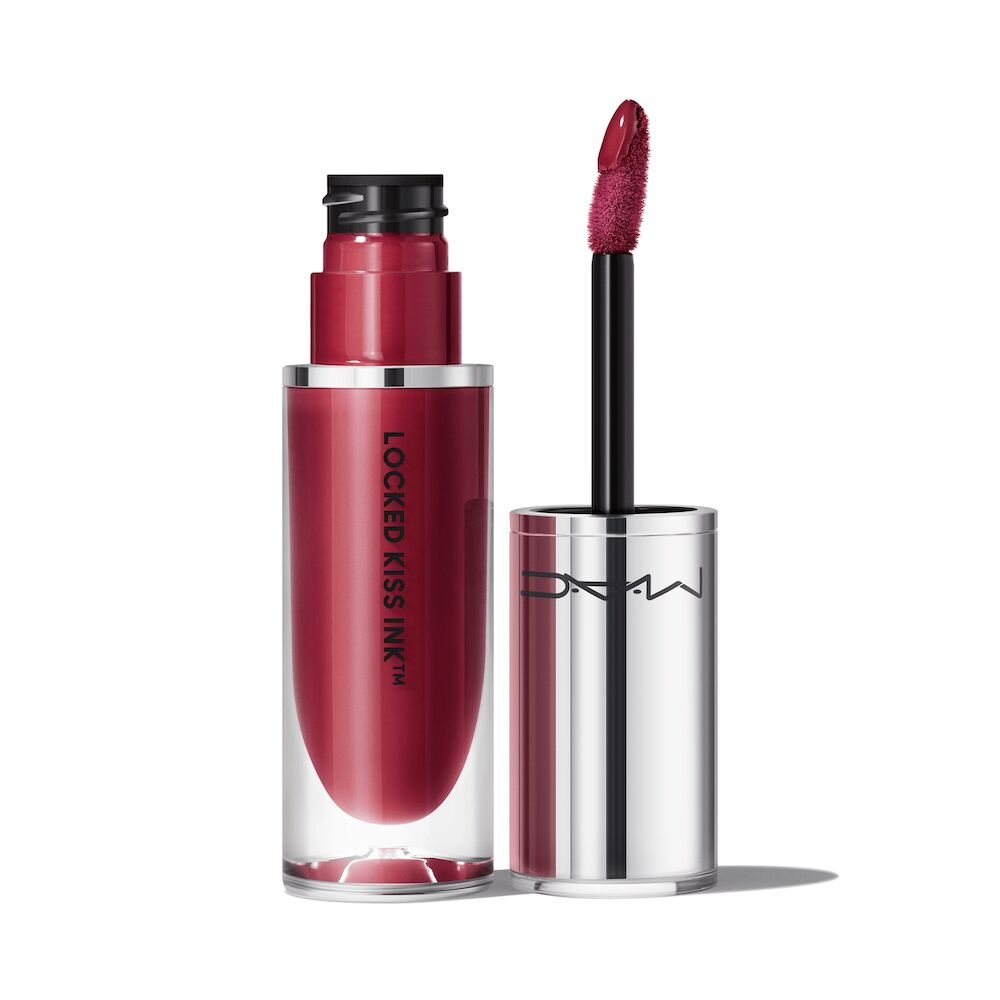 Batom Líquido MAC Locked Kiss Ink Matte Carnivore 1