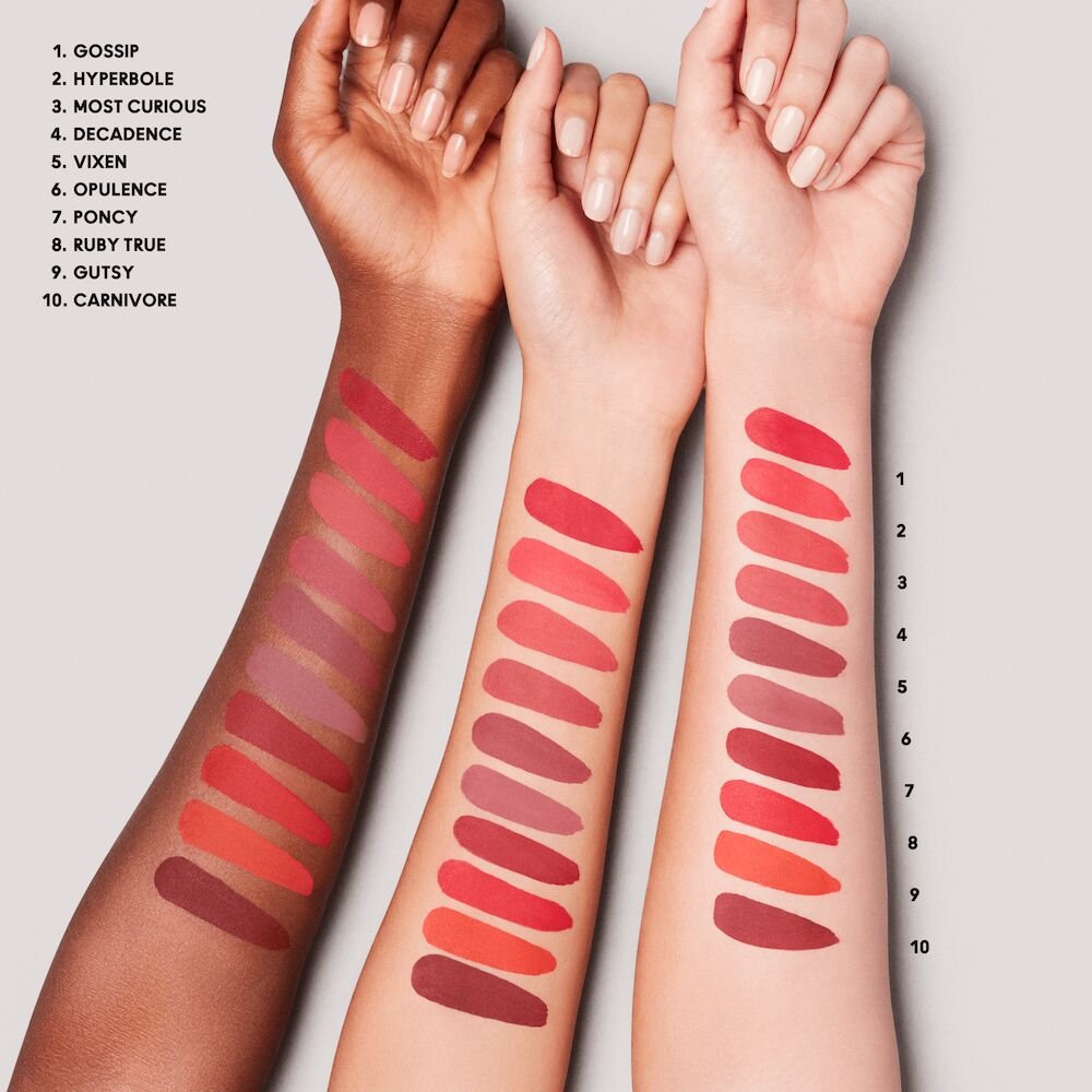 Batom Líquido MAC Locked Kiss Ink Matte Carnivore 3