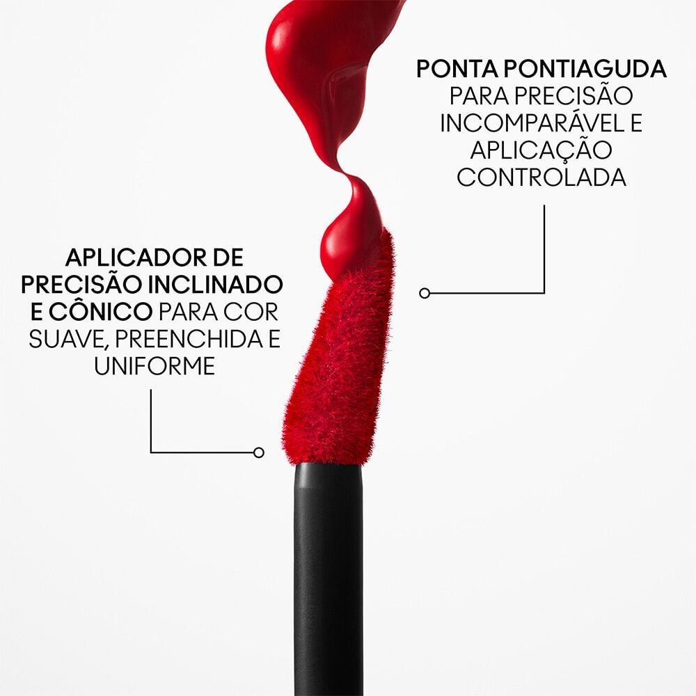 Batom Líquido MAC Locked Kiss Ink Matte Carnivore 7