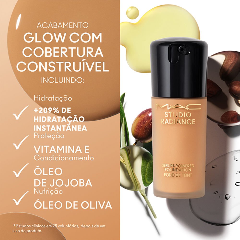 Base Líquida Studio Radiance Serum-Powered™ - Tons Claros NW22 6