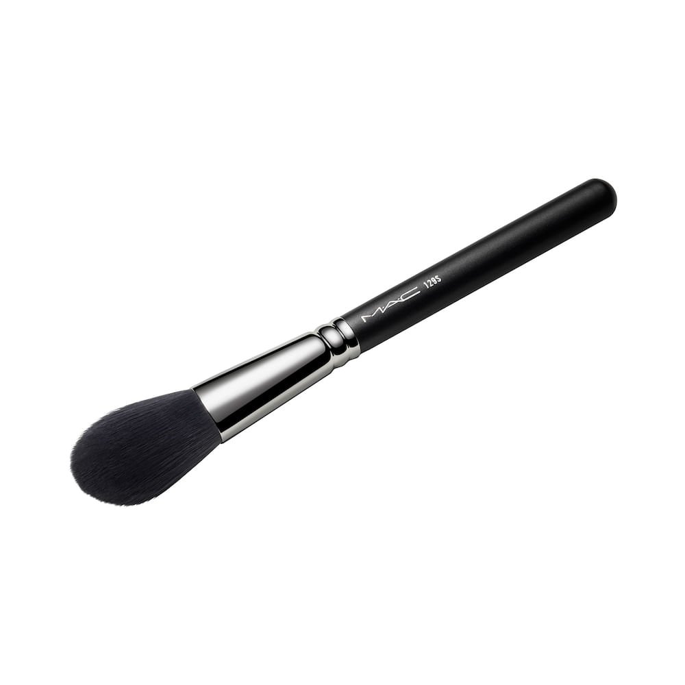 Pincel Sintético para Pó/Blush MAC 129 Preto 2