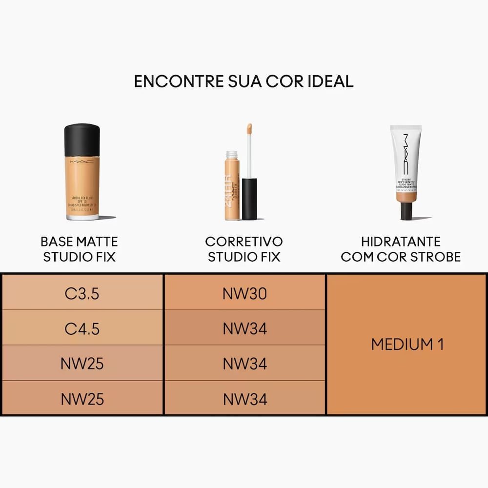 Hidratante com Cor MAC Strobe Dewy Skin Tint 7