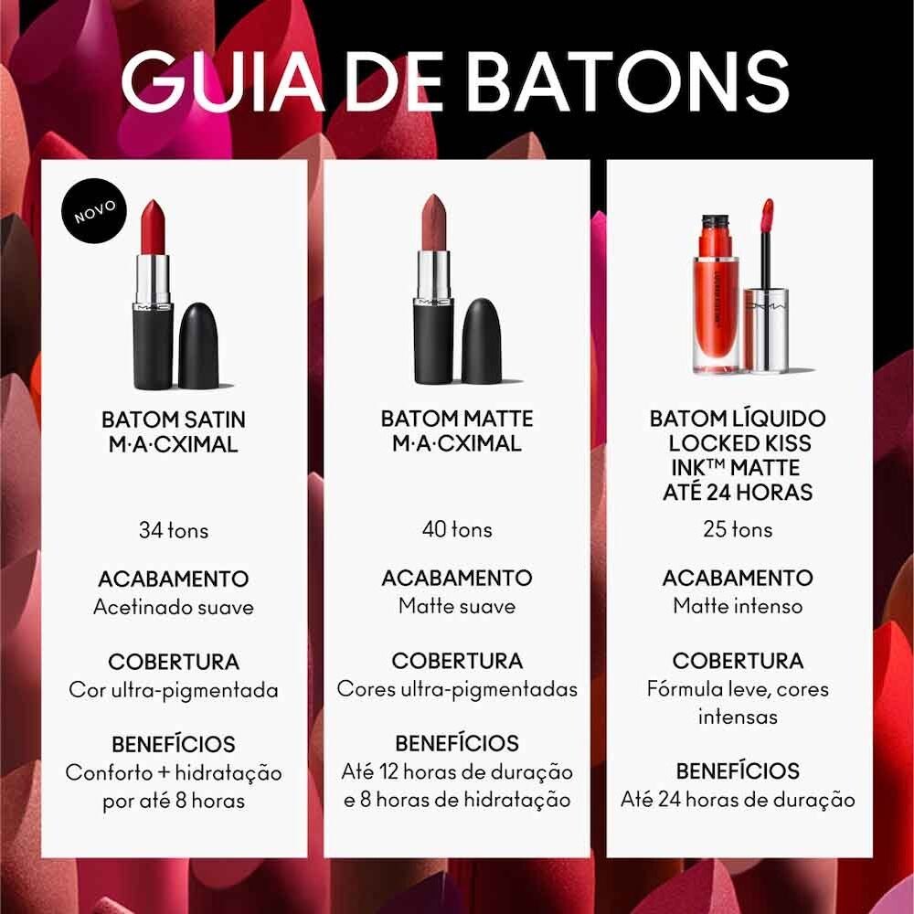 Batom Satin MACximal -  Brave Red Brave Red 7