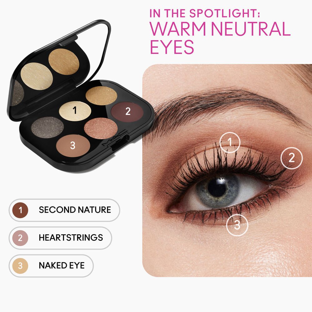 Paleta de Sombras MAC Connect In Colour - Nude Board Intimate Nudes 5