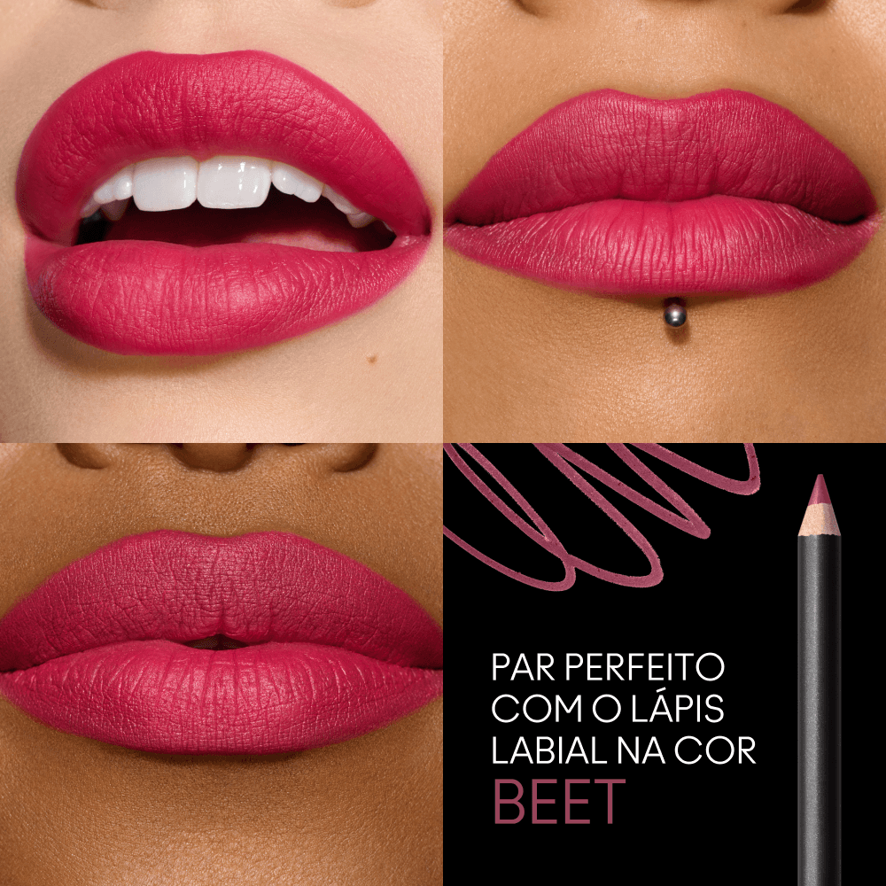 Batom Matte M·A·Cximal Hot Girl Pink 4