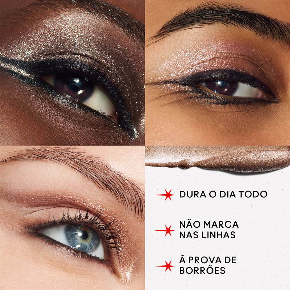 Sombra Líquida com Glitter Dazzleshadow Champagne Trail 3
