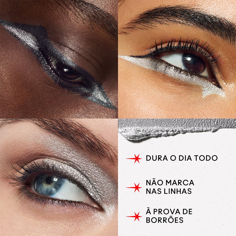 Sombra Líquida Metálica Dazzleshadow Silver Surfer 3