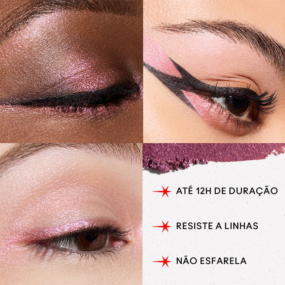 Sombra com Glitter M·A·C Pink Lightning 3