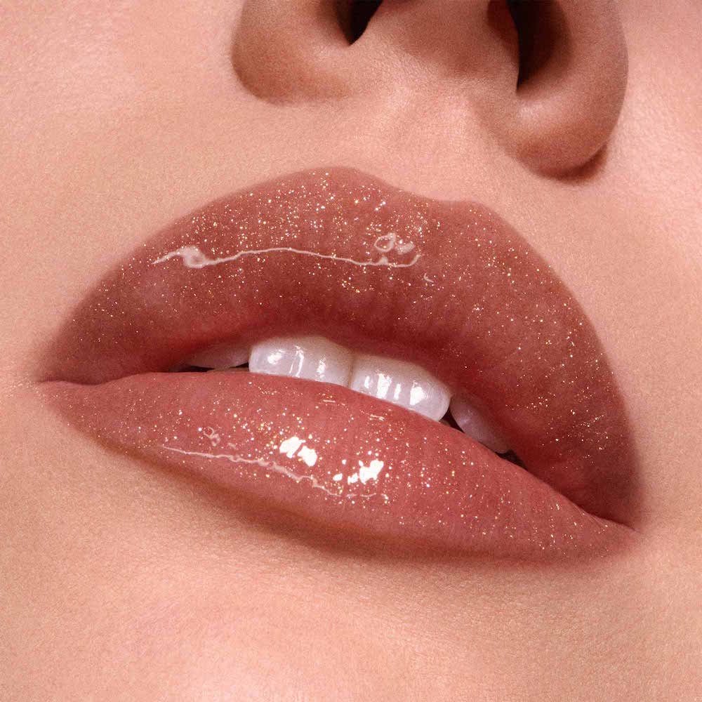 Gloss Labial MAC Lipglass Air Non-Sticky M·A·C Holiday Twinkle Taupe 5