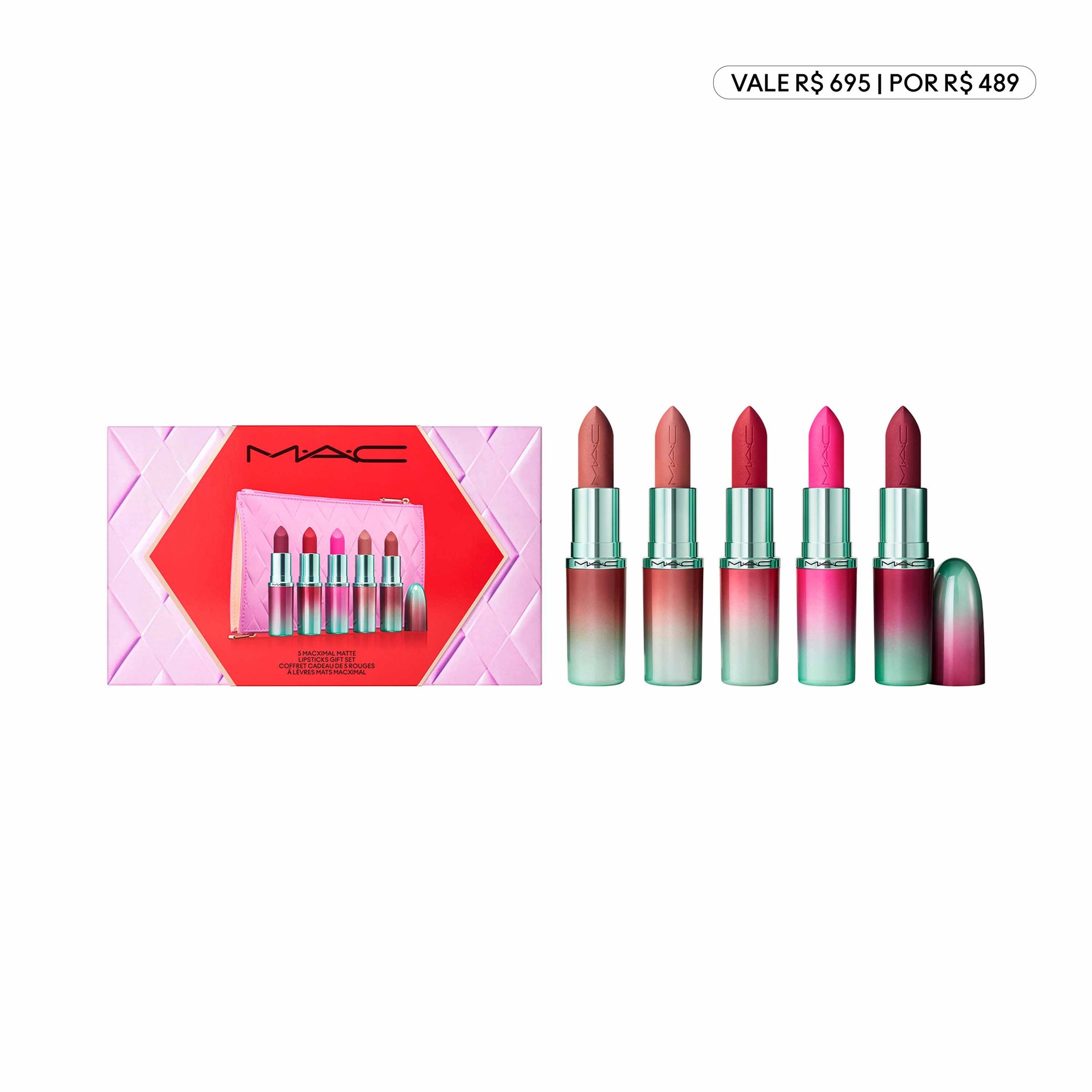 Kit Batom MACximal Matte - VALE 695 | POR  489