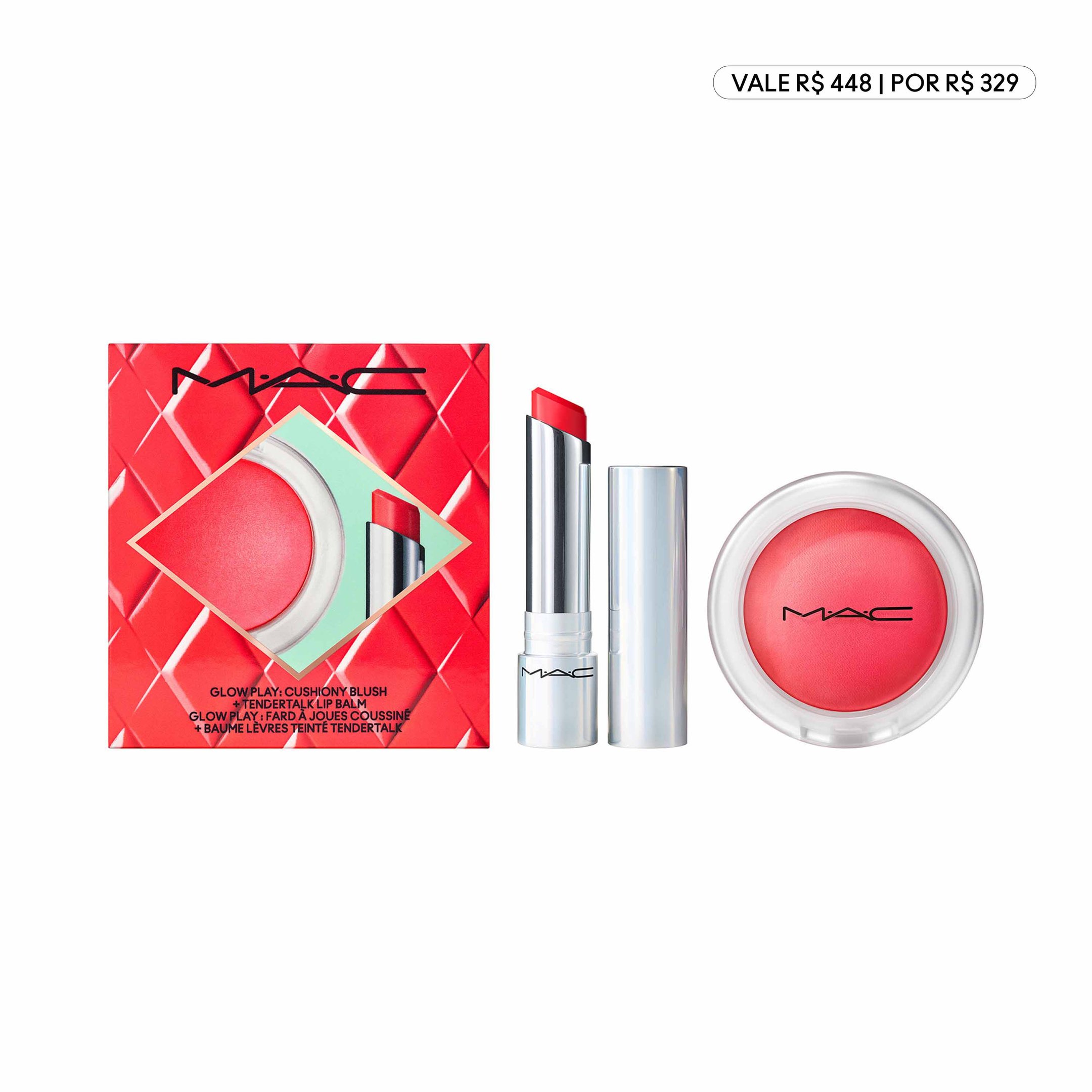 Kit Blush + Hidratante Labial MAC - VALE 388 | POR  329