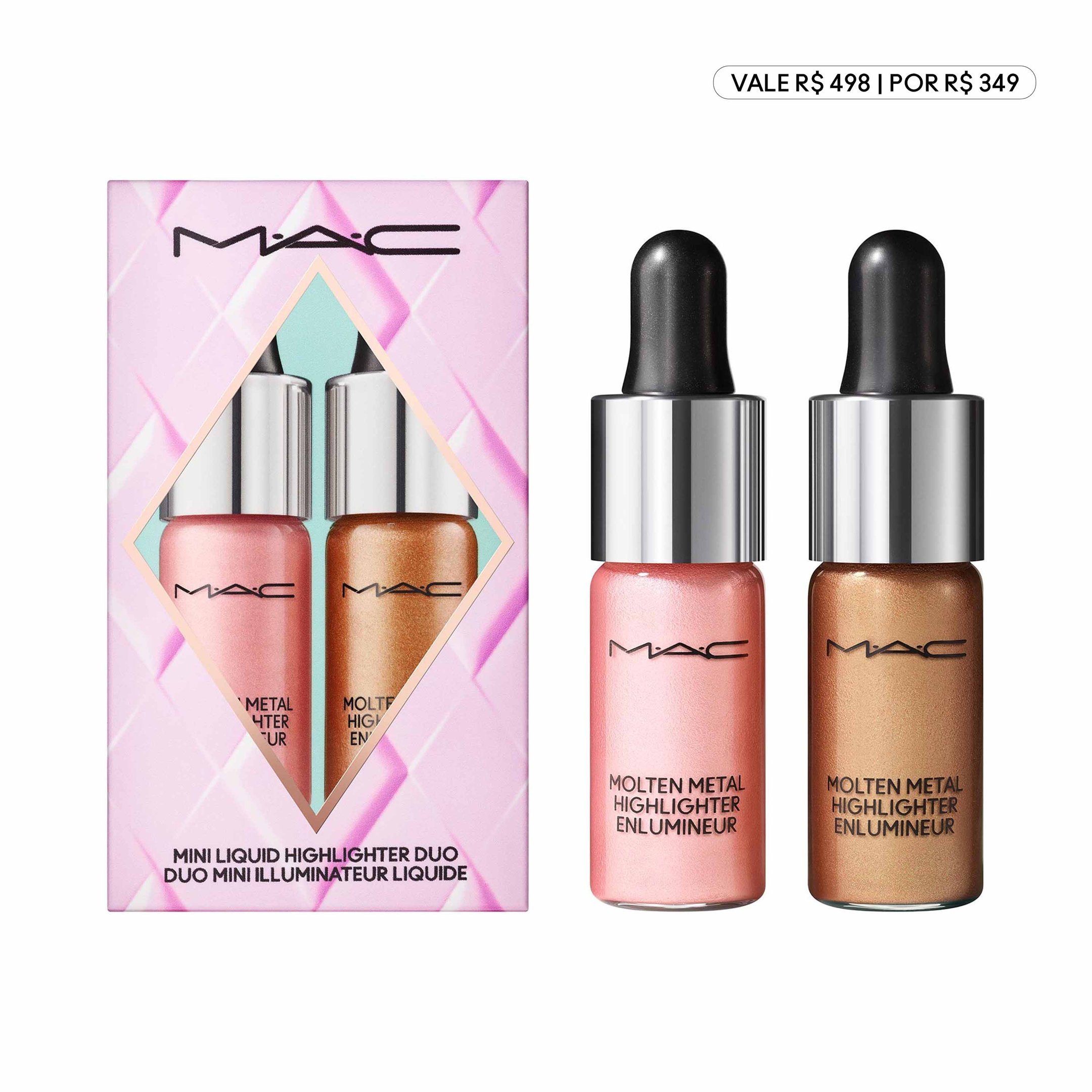 Kit Iluminador Líquido Mini Duo MAC Holiday