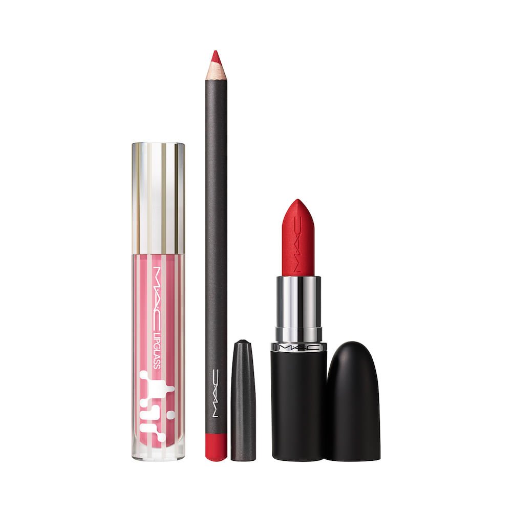 Kit Lip Trio MAC Holiday: Vermelho ÚNICO 2