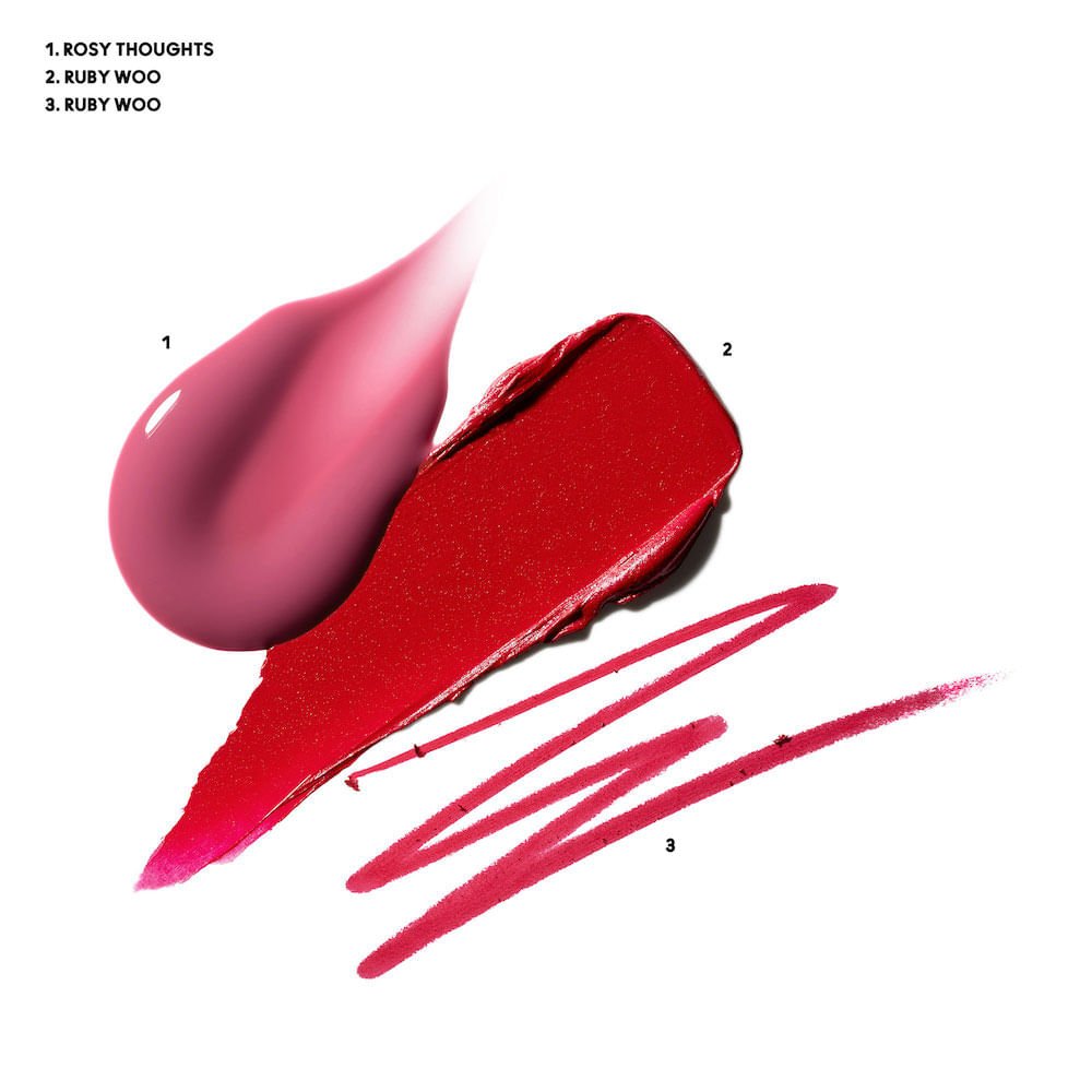 Kit Lip Trio MAC Holiday: Vermelho ÚNICO 3