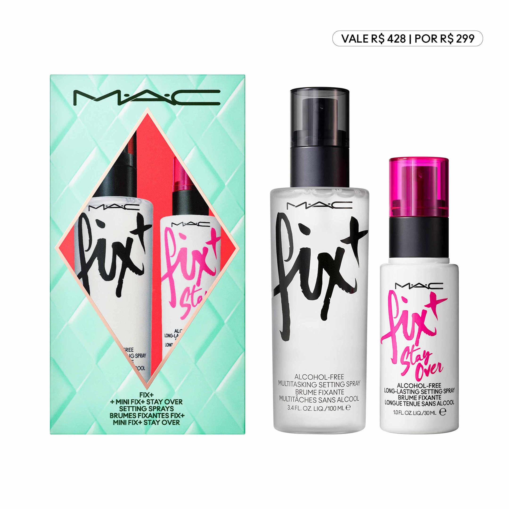 Kit Fix+ Duo MAC Holiday - VALE 438 | POR 299