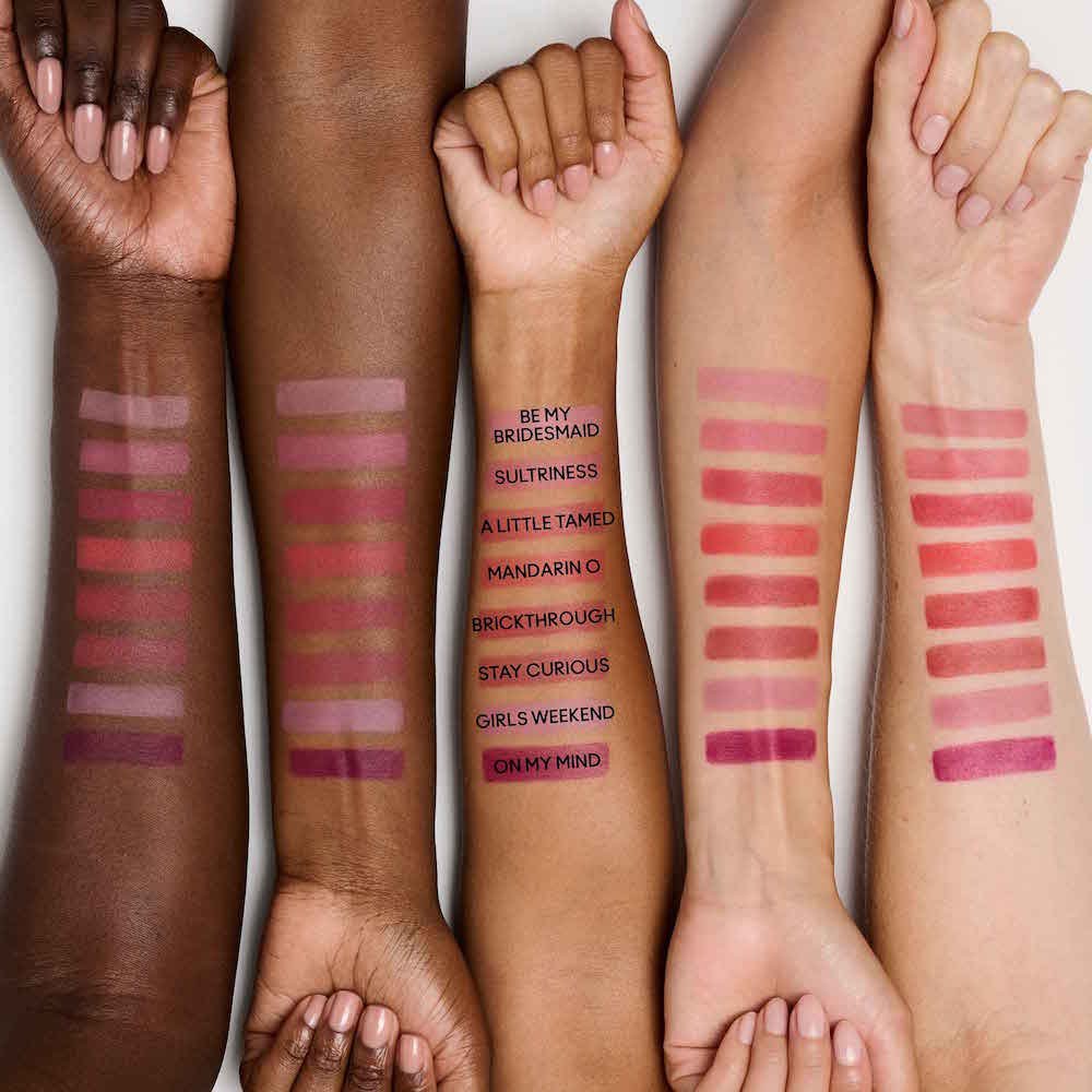 Batom Matte Mac Blur Powder Kiss Mandarin O 4