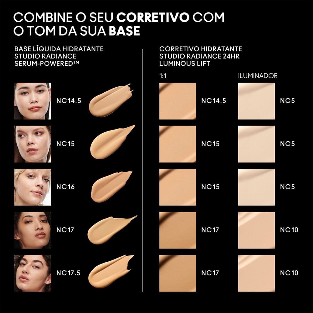 Mini Corretivo MAC Hidratante Studio Radiance 24hrs NC17.5 5