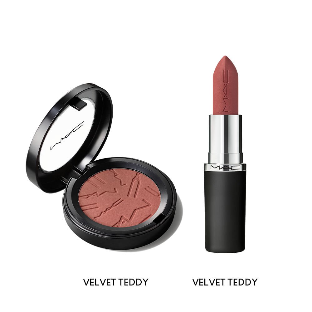 Combo Blush + Batom Velvet Teddy