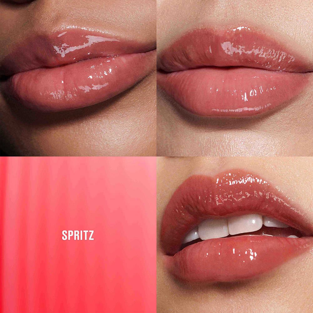 Mini Gloss Labial MAC Lipglass Air Non-Sticky Spritz 3