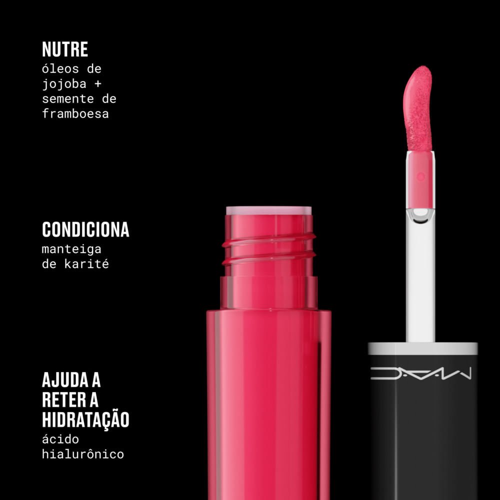 Lip Tint MAC Lustreglass Stainglass Grape Vinyl 8