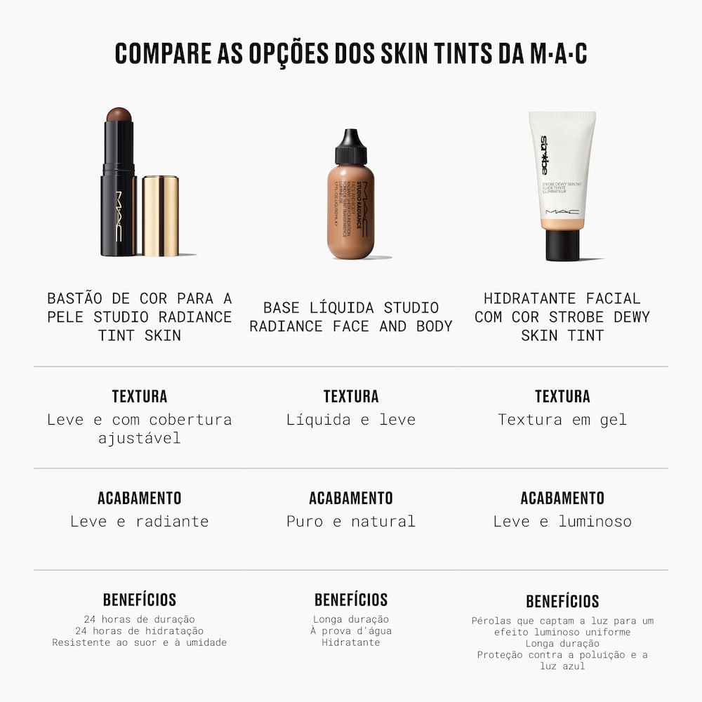 Skin Tint em Bastão Mac Studio Radiance Light 2 7