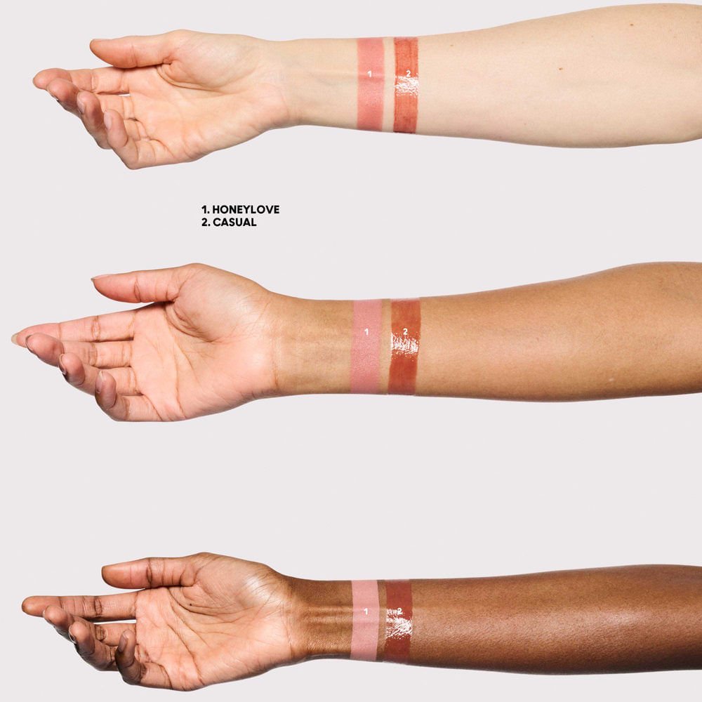 Kit Batom + Gloss Mini MAC Nudes Holiday ÚNICO 8