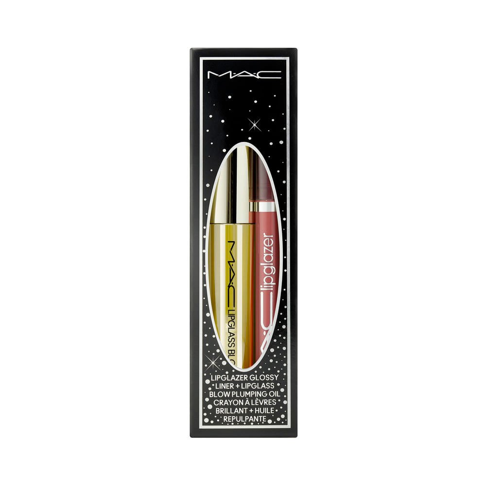 Kit Lip Combo Plumping MAC PowerHouse Holiday ÚNICO 4