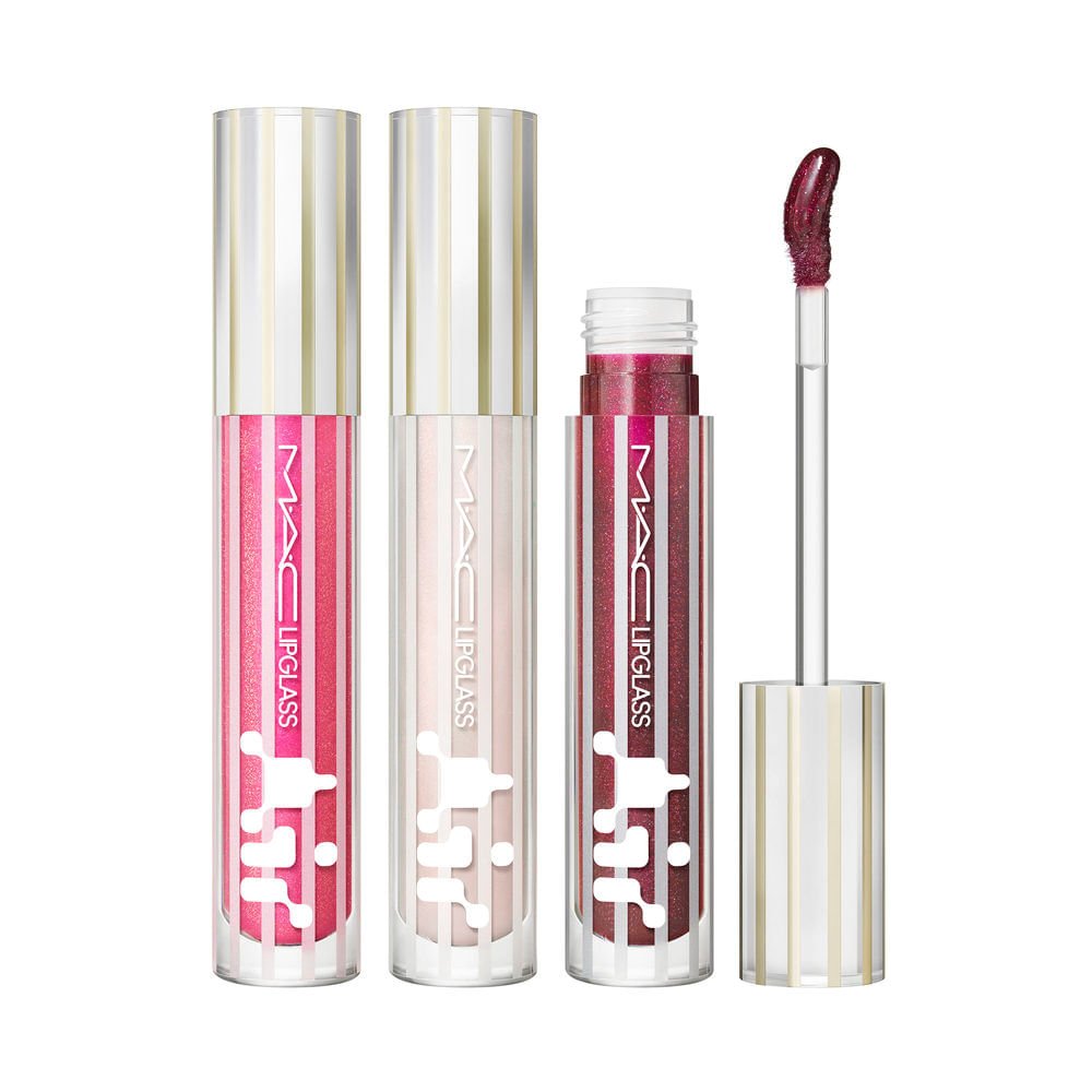 Kit Lipglass Air Trio MAC Festive Affair Holiday ÚNICO 3