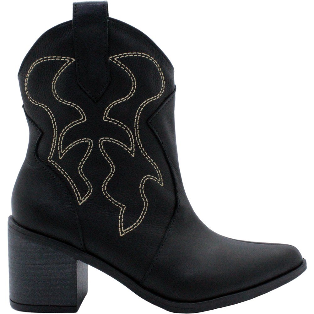 Bota Catstep Country Preta Feminina