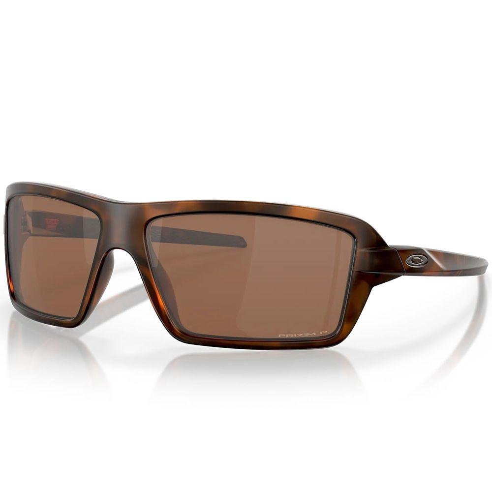 Óculos de Sol Oakley Cables Brown Tortoise Marrom 1