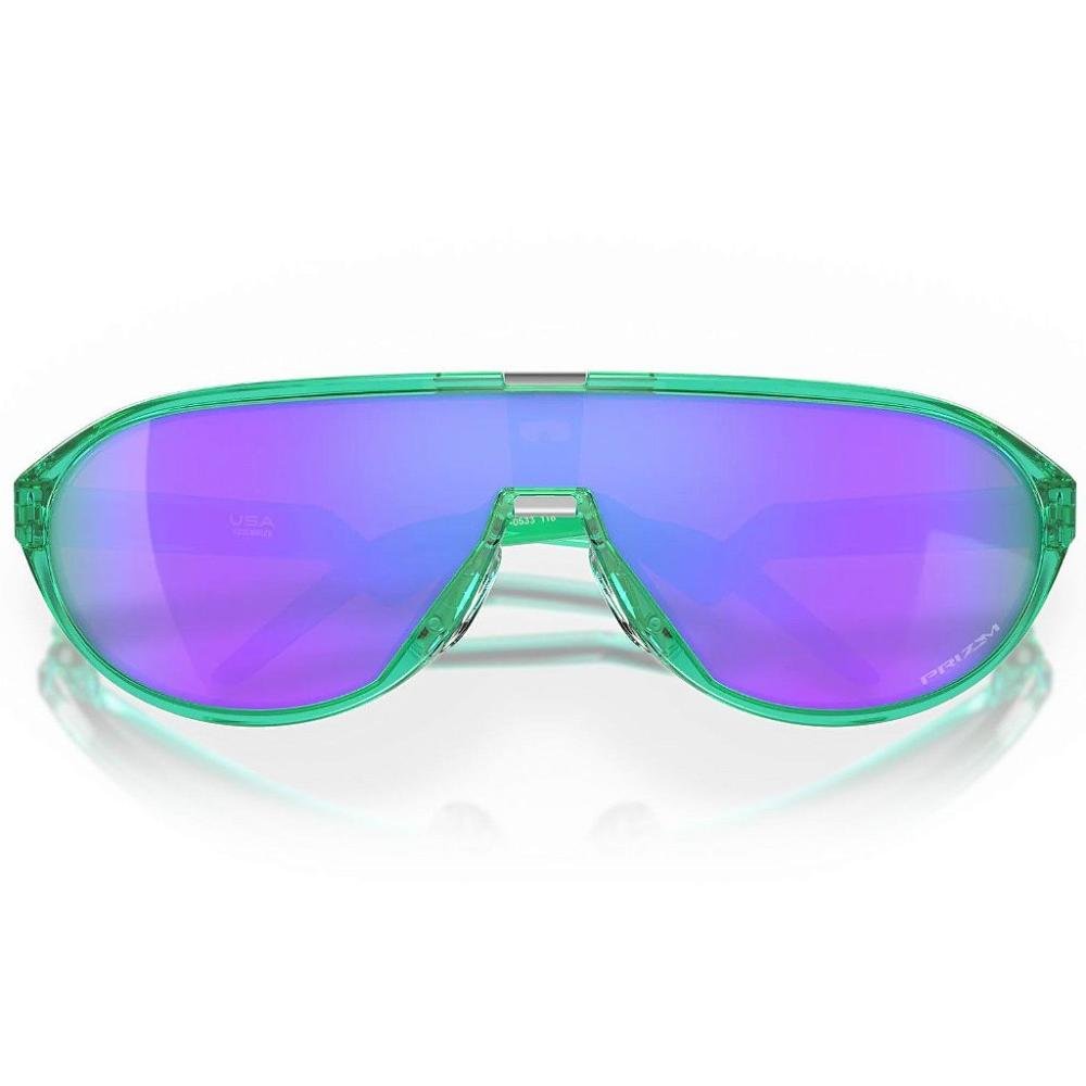 Óculos de Sol Oakley CMDN Translucent Celeste W Prizm Violet Verde 4