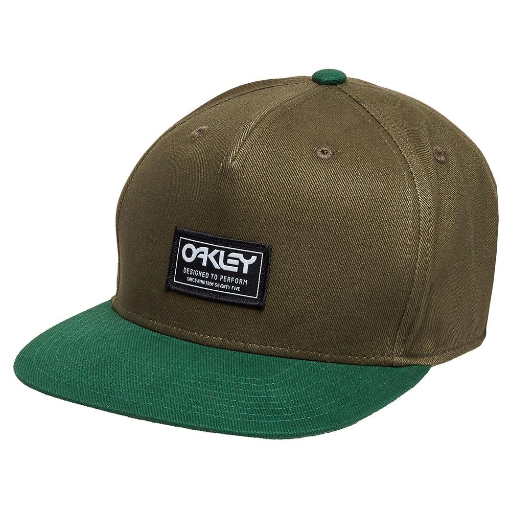 Boné Oakley Aba Reta Bond B1B Snapback New Dark Brush Verde
