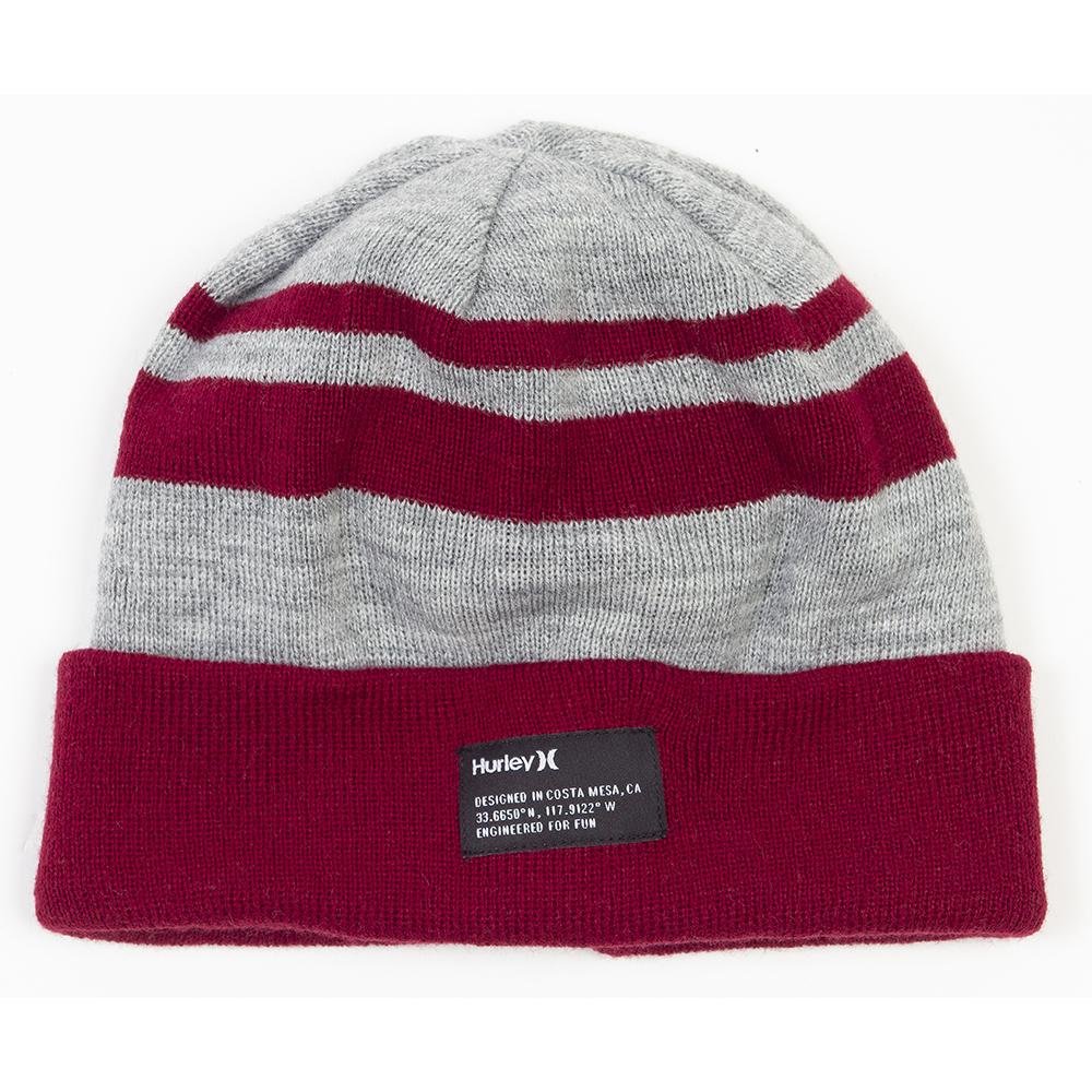Gorro Hurley Stripe WT23 Mescla Cinza 1