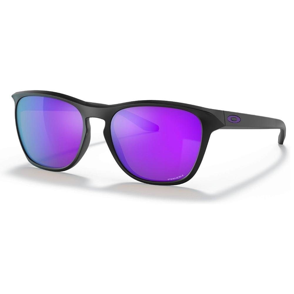 Óculos de Sol Oakley Manorburn Matte Black W/ Prizm Violet Preto 1
