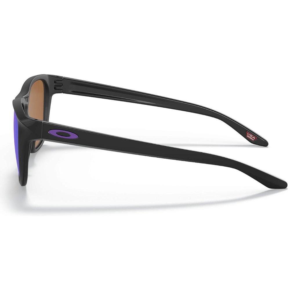 Óculos de Sol Oakley Manorburn Matte Black W/ Prizm Violet Preto 2