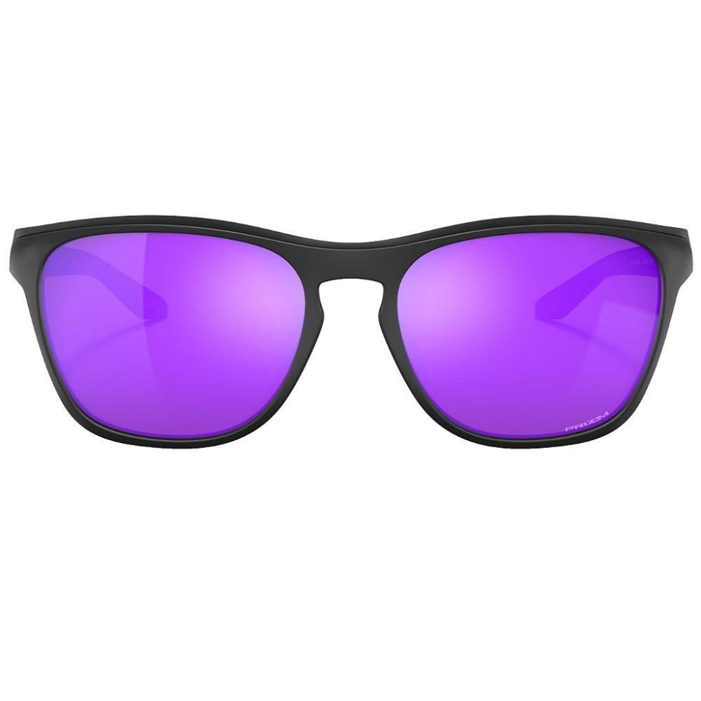 Óculos de Sol Oakley Manorburn Matte Black W/ Prizm Violet Preto 4