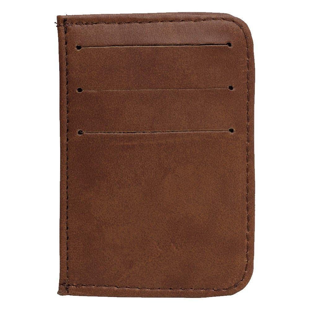 Carteira RVCA Clean Card Marrom Marrom 2