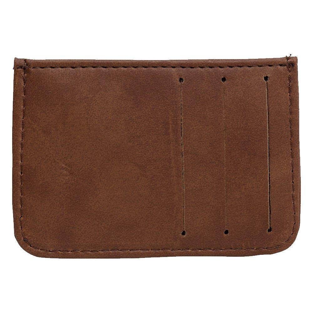 Carteira RVCA Clean Card Marrom Marrom 3