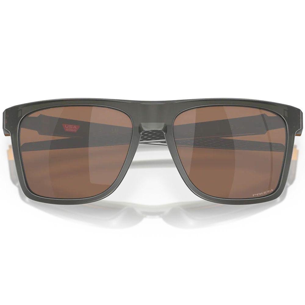 Óculos de Sol Oakley Leffingwell Matte Grey Smoke Marrom 7