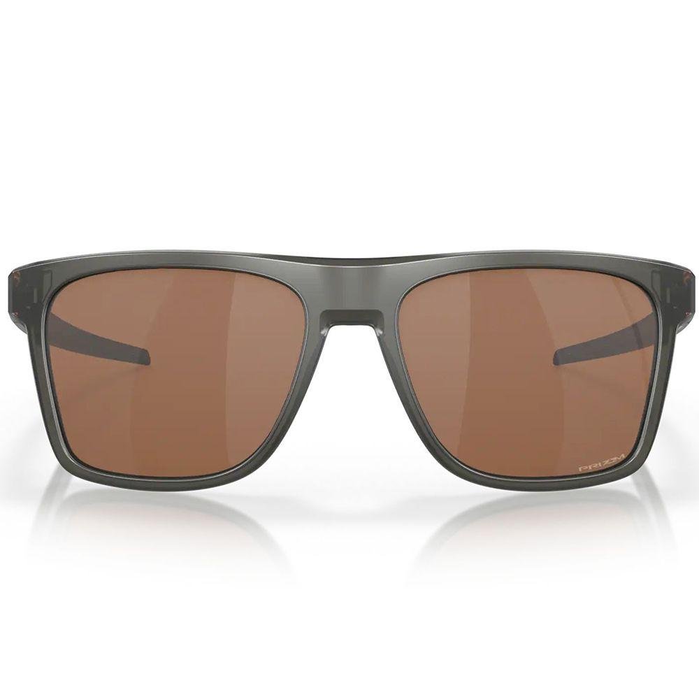 Óculos de Sol Oakley Leffingwell Matte Grey Smoke Marrom 8