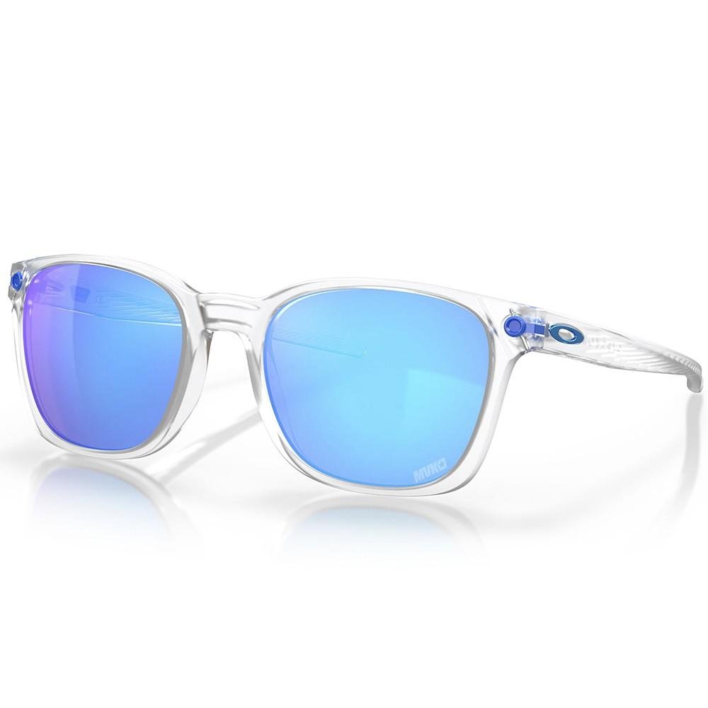 Óculos de Sol Oakley Ojector Matte Clear Prizm Sapphire Branco 1