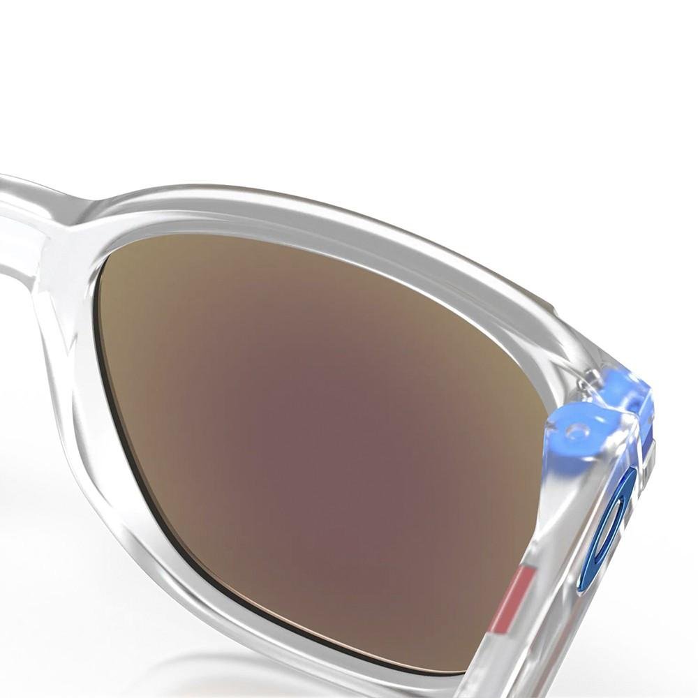 Óculos de Sol Oakley Ojector Matte Clear Prizm Sapphire Branco 5