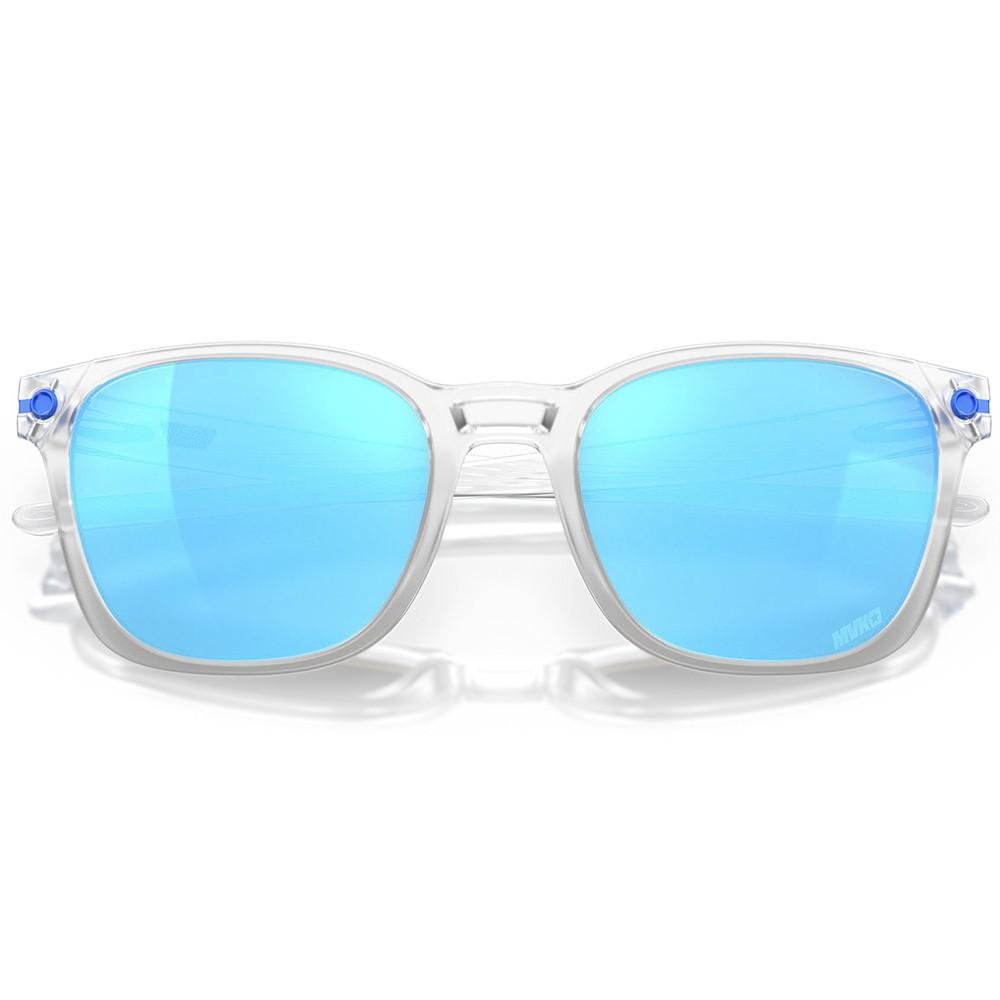 Óculos de Sol Oakley Ojector Matte Clear Prizm Sapphire Branco 7
