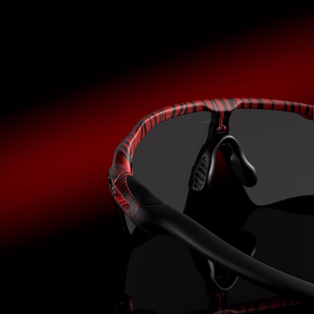 Óculos de Sol Oakley Radar EV Path Red Tiger Prizm Black Vermelho 3