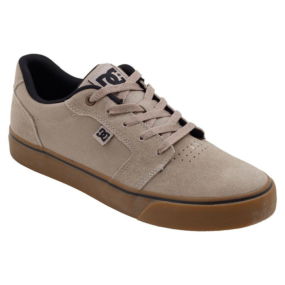 Tênis DC Shoes Anvil LA Masculino Caqui/Marrom Bege 1