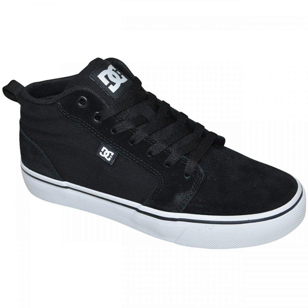 Tênis DC Shoes Anvil LA Mid Masculino Preto/Branco Preto 1