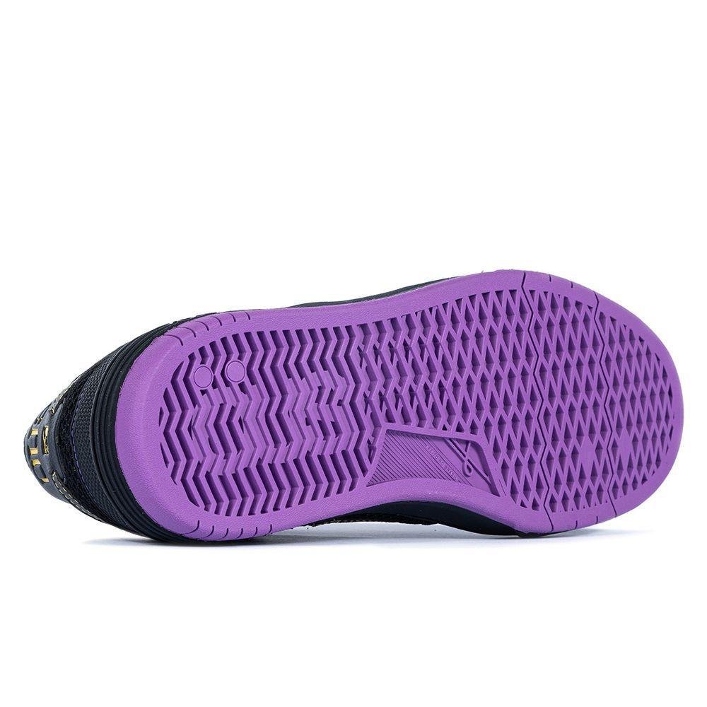 Tênis Ous Bets Masculino PRT Amarelo Roxo Imperial Preto 3