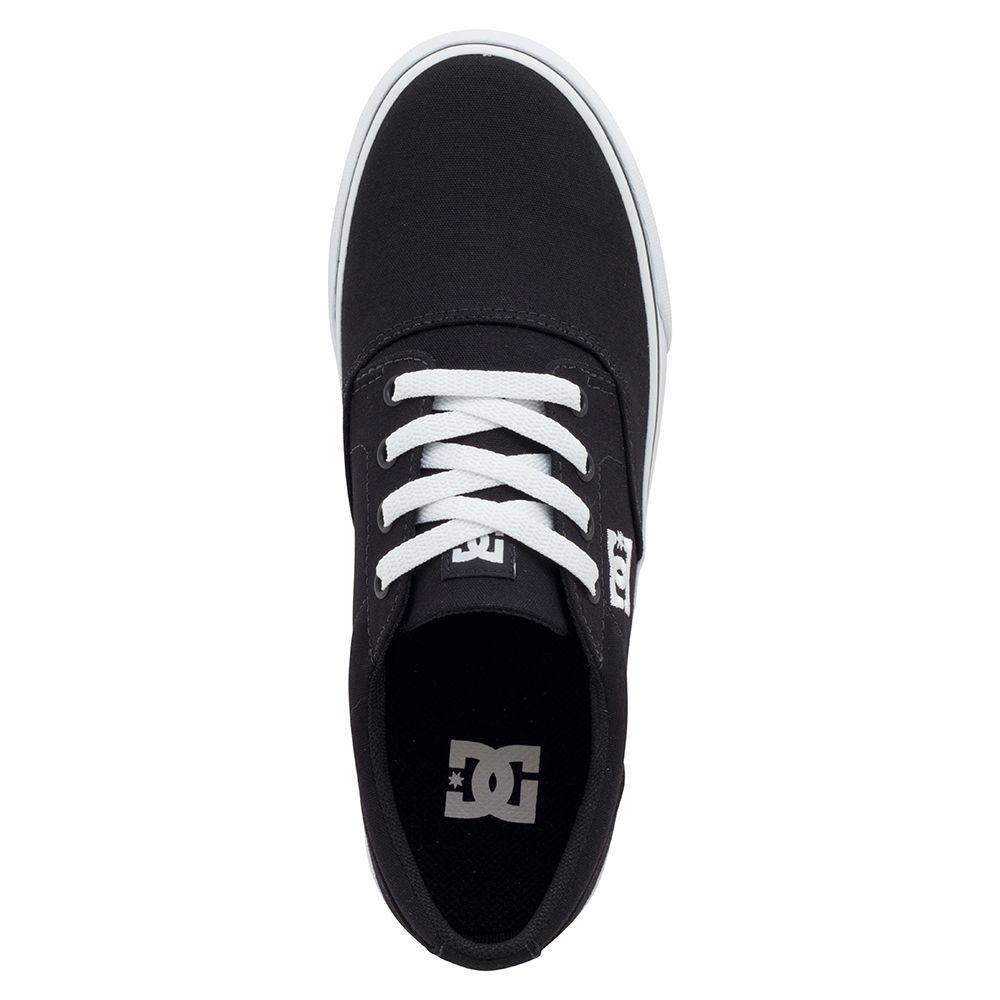 Tênis DC Shoes New Flash 2 TX Preto/Branco Preto 4
