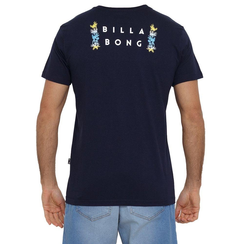 Camiseta Billabong Bars Masculina Azul Marinho Azul 2