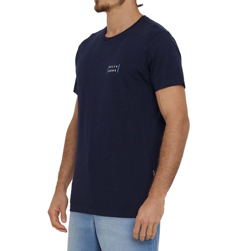 Camiseta Billabong Bars Masculina Azul Marinho Azul 3